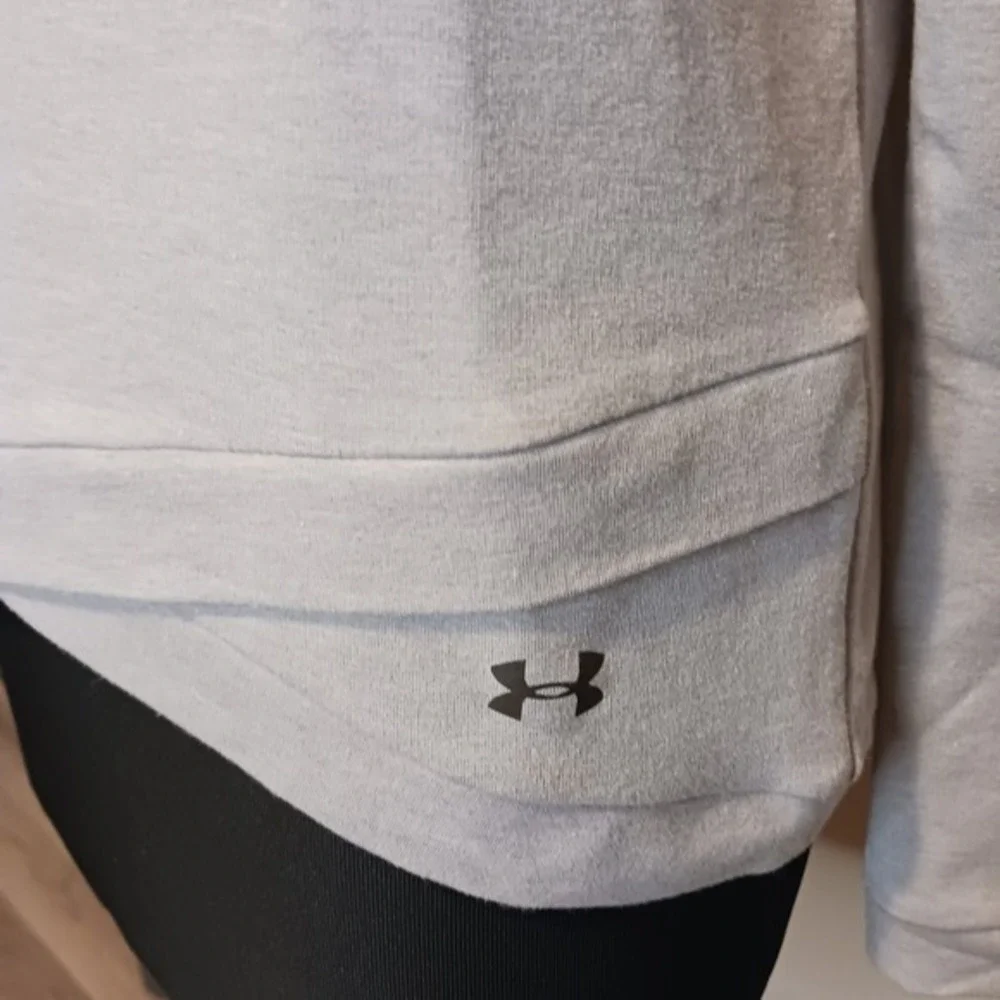 Under Armour ColdGear Houston Texas Grey Graphic Long Sleeve Sweatshirt Womens M